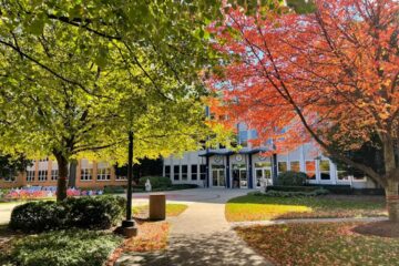 My Beautiful high school campus in the fall